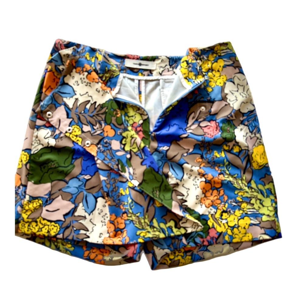 SALE!!! Tory Sport Vibrant Floral Tech Twill Skort - Picture 2 of 9